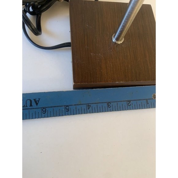 RARE MCM Square Shade Cube Table LAMP MID CENTURY MODERN LIGHT DECOR 60S - Picture 12 of 15